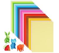 SULOLI A4 Origami Paper, 200 Sheets 70gsm Double-Sided Coloured Papers