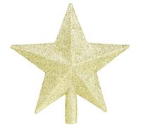 SULOLI Christmas Tree Gold Star Topper - Christmas Decorations