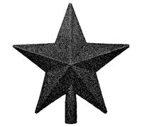 Suloli Christmas Tree Topper - Black Star Decoration