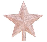 SULOLI Christmas Tree Topper - Rose Gold Star Decoration for Xmas Trees