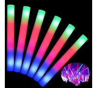 SULOLI Foam Glow Sticks,20PCS Wedding Glow Sticks Foam Light Up Sticks LED Foam Glow Gticks Large Glow Sticks Giant Glow Sticks