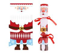 SULOLI Make Your Own Christmas Crackers,10PCS Fill Your Own Christmas Crackers DIY Crackers Kit DIY Christmas Crackers Christmas Cracker Making Kit(NO SNAP)