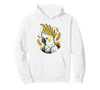 Sulphur Crested Cockatoo Lover Botanical Art Owner Women Pullover Hoodie