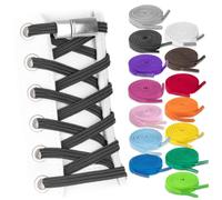 SULPO Elastic laces with magnetic closure without ties - No tie shoe laces adult and kids - Rubber elastic laces for trainers, sneakers, converse nad work shoes - One Size - Adjustable