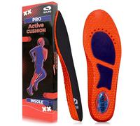 SULPO PRO Active Sports Insoles - Orthotic Insoles - Plantar Fasciitis Insoles - Insoles for Women and Man - Gel Insoles for Women and Man - Insoles for Gym - Running Insoles - L / 9 UK M - 11,5 UK M