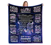 Sulpoie Granddaughter Gift Blanket - Grandma's Graduation Gift, 50"X60" Throw