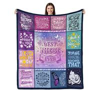 Sulpoie Niece Gifts from Auntie/Aunt, Niece Birthday Gifts, Gifts for Niece from Aunt, Niece Graduation Gifts Throw Blanket 60"x50"