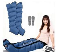 SULQING 6 Cavity Lymphatic Drainage Machine︱ Electric Leg Air Compression Massager For Circulation Arm Leg Waist Wraps Foot Ankles Calf Massage Machine Pain Relax︱Timing Function