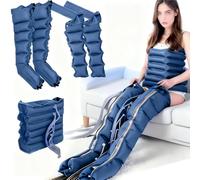 SULQING 6 Cavity Lymphatic Drainage Machine L︱Electric Leg Air Compression Massager For Circulation Arm Leg Waist Wraps Foot Ankles Calf Massage Machine Pain Relax︱Timing Function