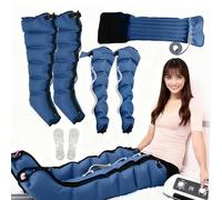 SULQING 6 Cavity Lymphatic Drainage Machine L︱ Electric Leg Air Compression Massager For Circulation Arm Leg Waist Wraps Foot Ankles Calf Massage Machine Pain Relax︱Timing Function