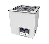 SULQING Scientific Digital Lab Water Bath, Thermostatic Water Bath with Digital Display and Protective Cover Lid for Lab Use, 304 Stainless Steel Steel Liner,Exactitud 0.01℃