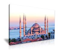 SULTAN AHMED Blue Mosque Istanbul Canvas Modern Wall Art 76x50cm