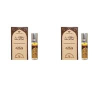 Sultan al Oud Concentrated Perfume Oil Combo Pack of 2 - 6ml Each | Alcohol-Free Roll-On Attar | Long Lasting Arabic Oud Fragrance for Men & Women