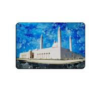 Sultan Qaboos Grand Mosque, Muscat, Oman Retro Poster Metal Tin Sign Chic Art Retro Iron Painting Bar People Cave Cafe Family Garage Poster Wall Decoration 8x12inch(20x30cm)