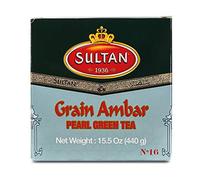 SULTAN TEA Moroccan Ambar Loose Green Tea, Herbal Green Teas (170g, Single Pack)