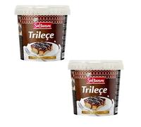 Sultanim Caramel Sauce Trilece Premium Dessert Topping Chocolate Product From United Kingdom 700g Pack of 2