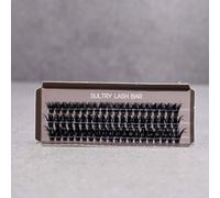 Sultry Lash Bar Sl16 Cluster Lash Extensions In Black Black