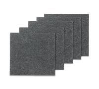Sulwena Carpet Tiles 20 Pack 30x30cm Heavy Duty Flooring Tiles, Non-Slip Square Carpet Tile DIY Flooring Rugs Covering for Home Office Living Room Bedroom Commercial Retail (30x30cm Grey)