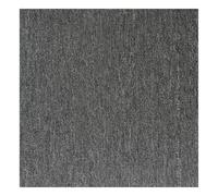Sulwena Carpet Tiles 20 Pack 50x50cm - 5m² Heavy Duty Flooring Tiles, Non-Slip Square Carpet Tile DIY Flooring Rugs Covering for Home Office Living Room Bedroom Commercial Retail (Dark Grey)