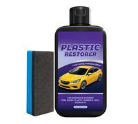 Sulxyi Car Trim Restorer, Sun Damage Prevention, 1 Set, Automotive Scratch Remover Creams, Plas-tic Restoration Polish, No Tools Required, For Bumper Dashboard Rubber Seat Boat