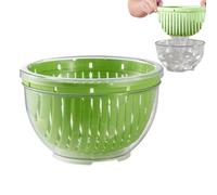Sulxyi Cooking Salad Chopper Bowl,Storage Bowl Lid Fruit Washer Cutter Salad Cutter | Storage Vegetable Holder Food Grade Veggie Chopper for