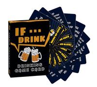 Sulxyi Drunk Cards Game, Bachelorette Parties Game, I'm Not Drunk Game, 50 Amusing Cards Funny and Interactive Easy-to-Plays Compact and Portable for Christmas Birthday Partyy