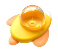 Sulxyi Pet Interactive Leakage Toy, Dog Feeder, Aircraft Shape Slow Feeder, 16x13.5x10cm, Rotating Motion Encourages Engagement, Ideal for Boring Cats Interaction Entertainment Toy