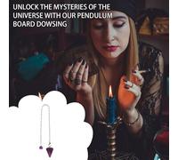 Sulxyi Spirit Board Divination,Wooden Decorative Message Planchette Boards With Letters | Decision Making Divination Board Game For Beginners, Family, Friends