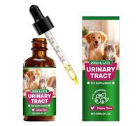 Sulxyi Urinary Support for Dogs,60ML Liquid Drops | Flavored Dog Supplements,for Pet Kitten Small Medium Large Breed Home Indoor Outdoor Travel Eating Food Feeding