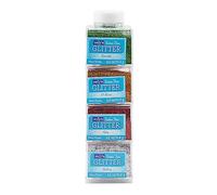 Sulyn Extra Fine Christmas Holiday Craft Glitter Bundle, Gold, Silver, Red, & Green Glitter Kit for Arts & Crafts, 4 Pack