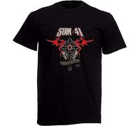 Sum 41 13 Voices Men's Black Rock T-Shirt T-Shirt Male Hiphop Camouflage