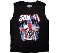 Sum 41 Men's All Killer No Filler Skeleton Tank Top in Black | Size: Medium Sum 41 Black M