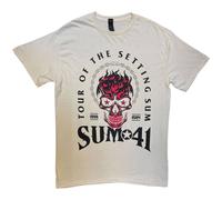 Sum 41 Men's Tour ´24 Pt. 2 Skull T-Shirt in Natural | Size: XL Sum 41 Natural XL