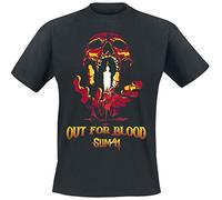 Sum 41 Out for Blood Men T-Shirt Black XL, 100% Cotton, Regular