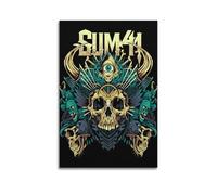 SUM 41 Print Album Cover Signed Limited Poster,Music Cover Posters,Pop Hip Hop Rap Singer Star Music Poster Aesthetic Canvas Wall Art for Girl And Boy Teens Dorm Decor 12x18inch(30x45cm) Unframe-style