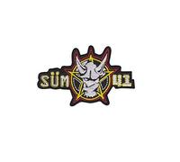 Sum 41 Suem Rock Band Silver Patch Badge Embroidered Iron on Applique Souvenir Accessory