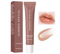 Sum-mer Special Lip Butter Balm，Hydrating & Nourishing Lip Gloss, Conditioning Lip Mask and Lip Balm for Instant Moisture, Soothing Lip Care,SPF Lip Balm Tinted，Gifts for Girl (03Iced Coffe)
