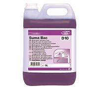 Suma Bac D10 Cleaner & Sanitiser Pack Qty 2 x 5 LTR