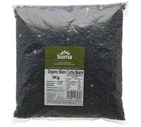 Suma Bagged Down Organic Black Turtle Beans 3 kg (Pack of 1)