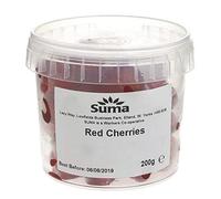 Suma Cherries Glace - Bright Red - Natural Colouring SO2 200g-6 Pack