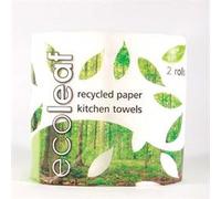 Suma Ecoleaf 3 Ply Kitchen Towel Twin Roll Pack