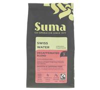 Suma Fair Trade Organic Swiss Water Decaffeinated Ground Coffee - 227g