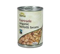 Suma Fairtrade Organic Borlotti Beans, 400g