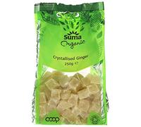 Suma Ginger - crystallised Organic 250g (Pack of 6)