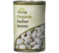 Suma Organic Butter Beans 400 g (Pack of 12)