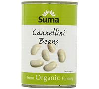 Suma Organic Cannellini Beans 400 g (Pack of 12)