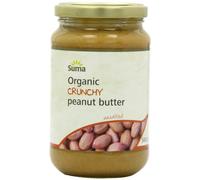 Suma Organic Crunchy No Salt Peanut Butter 340 g (Pack of 6)
