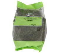 Suma Organic Dark Speckled Lentils 500 g (Pack of 6)