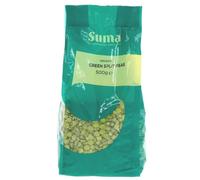 Suma Organic Green Split Peas 500 g (Pack of 6)