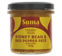Suma Organic Kidney Bean & Red Pepper Pate - 140g